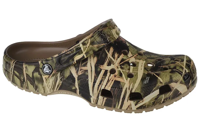 Crocs Classic Realtree V2 12132-260, Unisex, Zielone, klapki, syntetyk, rozmiar: 36/37