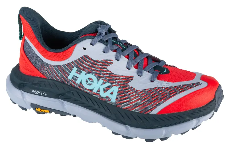 Hoka W Mafate Speed 4 1131056-CTRM, Damskie, Czerwone, buty do biegania, tkanina, rozmiar: 37 1/3