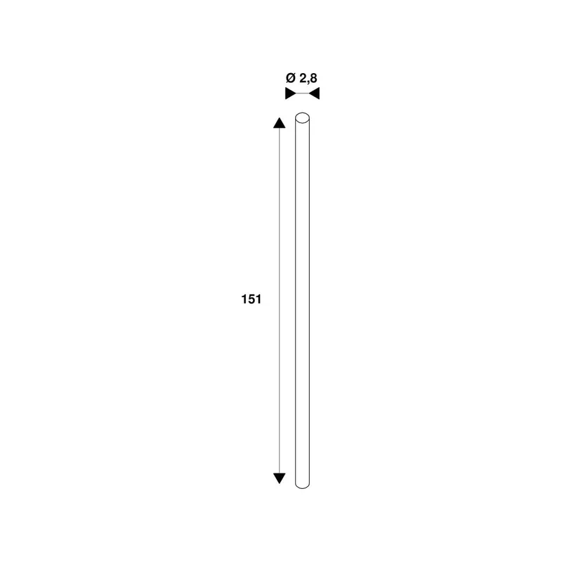 SLV Żarówka rurkowa LED C T8, G13, 24 W, długość 151 cm, 4000 K