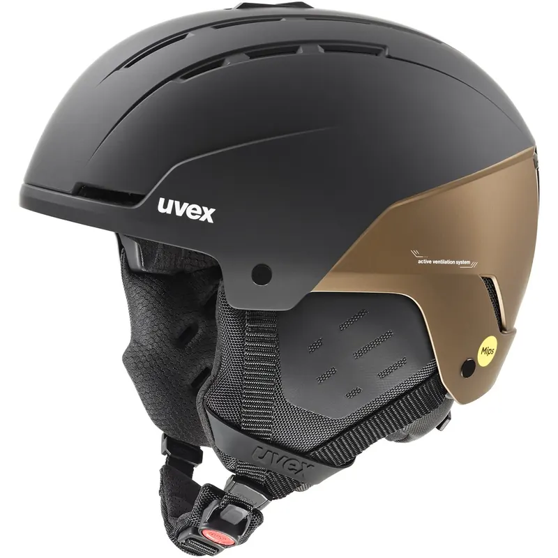UVEX kask narciarski z technologią hardshell z MIPS Stance brązowy (51-55)