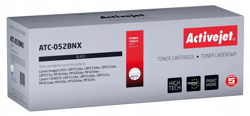 Toner Activejet ATC-052BNX (zamiennik do Canon 052BK XL; Supreme; 9200 stro