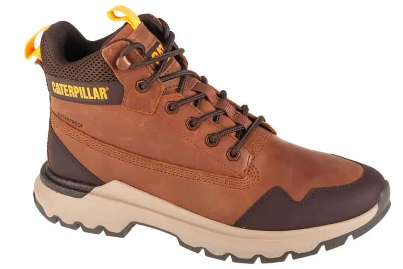 Caterpillar Colorado Sneaker WP P725948, Męskie, Brązowe, buty sneakers, skóra naturalna, rozmiar: 41