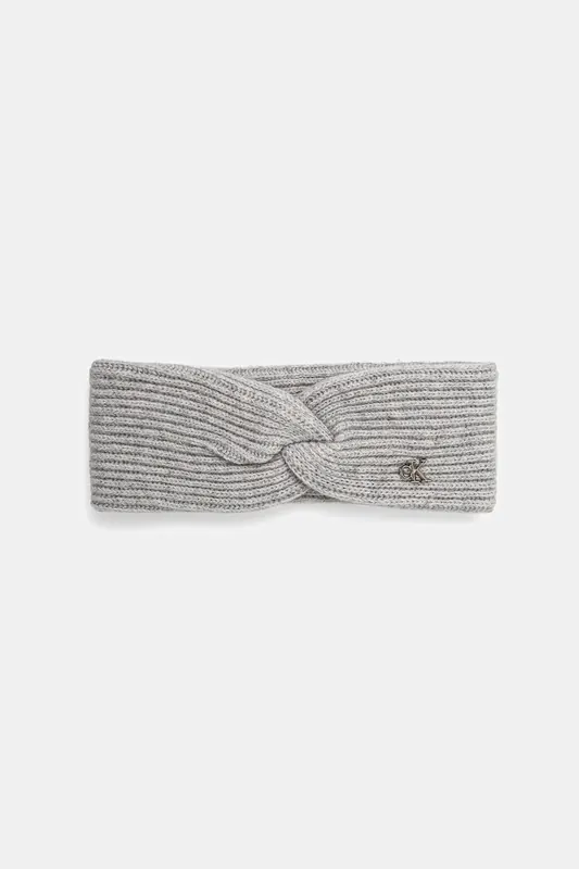 Calvin Klein opaska na głowę z dodatkiem wełny