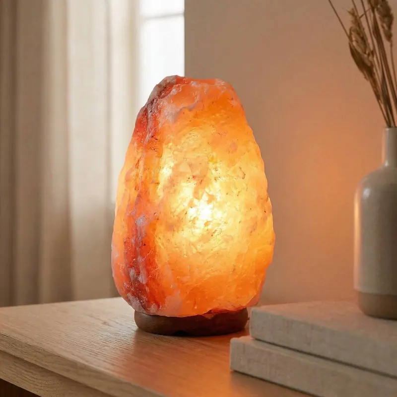 Lampa solna Rock bez podstawy, 2-3 kg, bursztyn