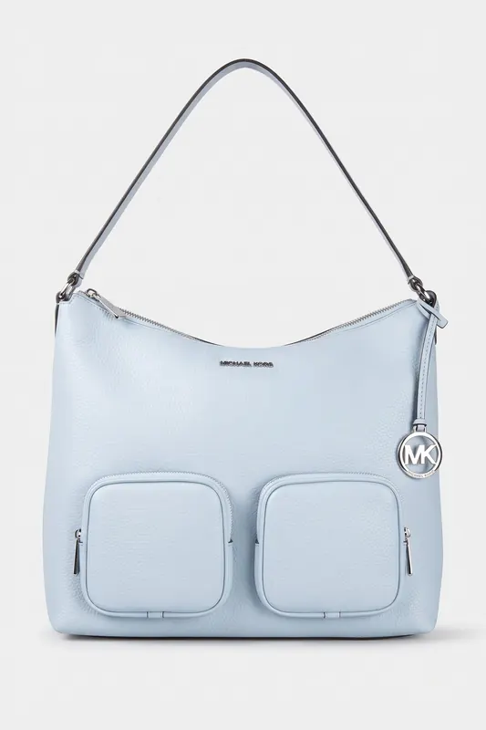 Michael Kors Large Cargo Shoulder Pale Ocean Maat: OS | Handtassen Outlet | Dames | Blauw