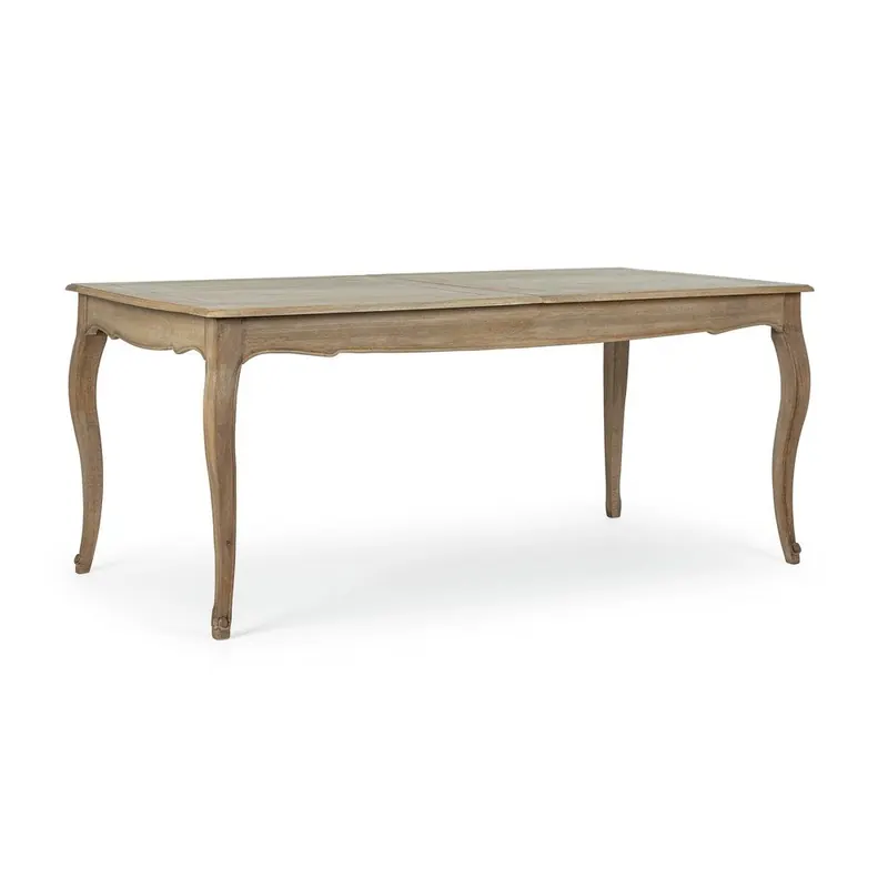 Rozkładany stół z litego drewna mango z dodatkowym blatem 90x180 cm Domitille – Bizzotto