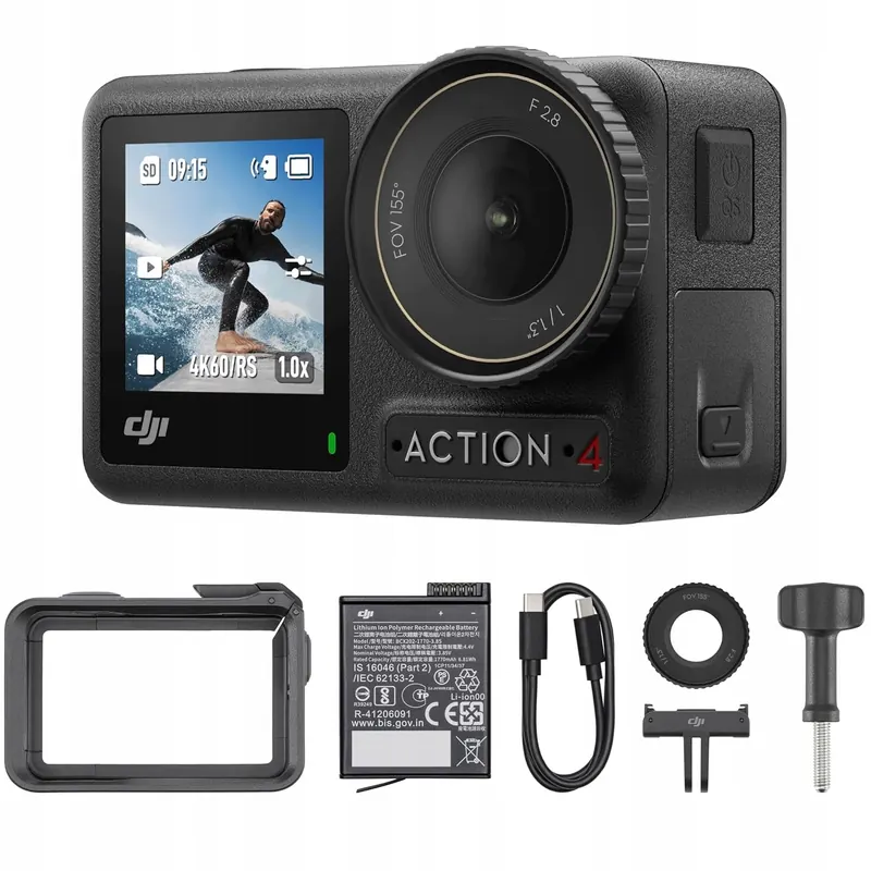 Športová Kamera Dji Osmo Action 4 Essential Combo 4K Uhd