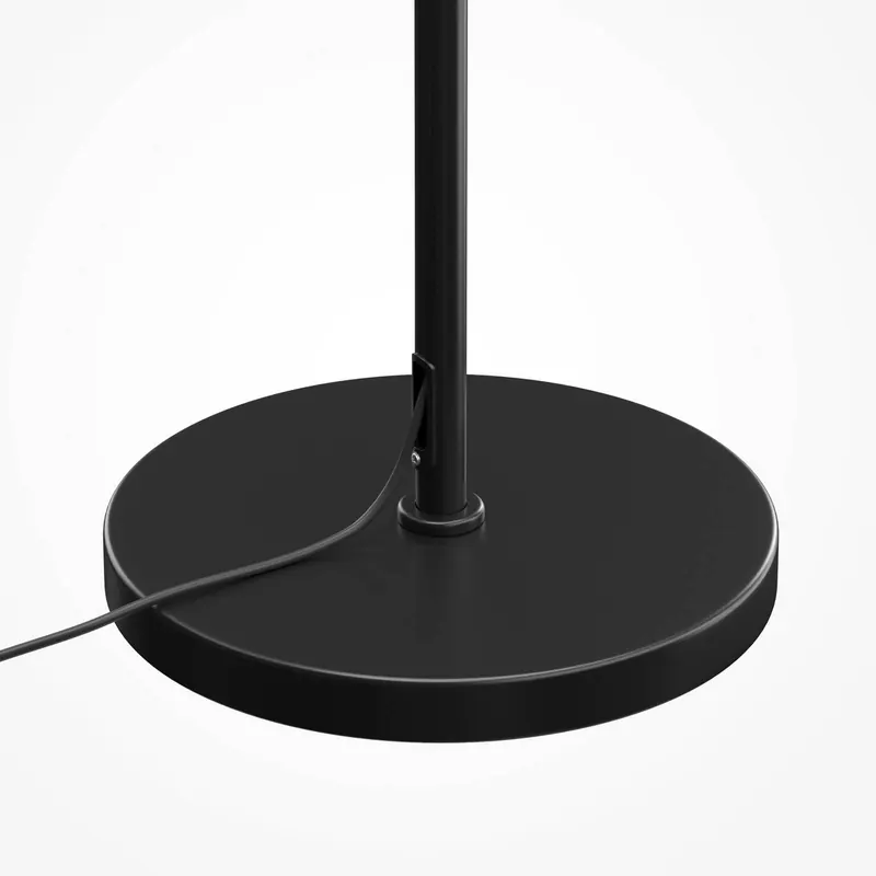 Lampa podłogowa Dallas, czarna/czarna, wysokość 150 cm, 6-punktowa, ściemniana