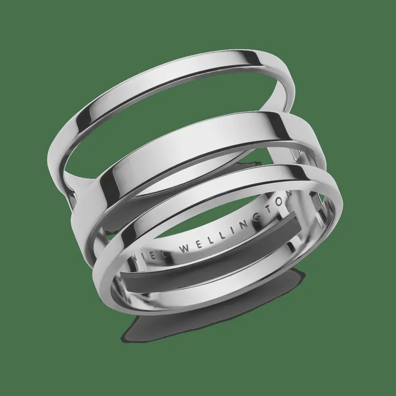 Daniel Wellington DW Elan Triad Ring 48 Silver