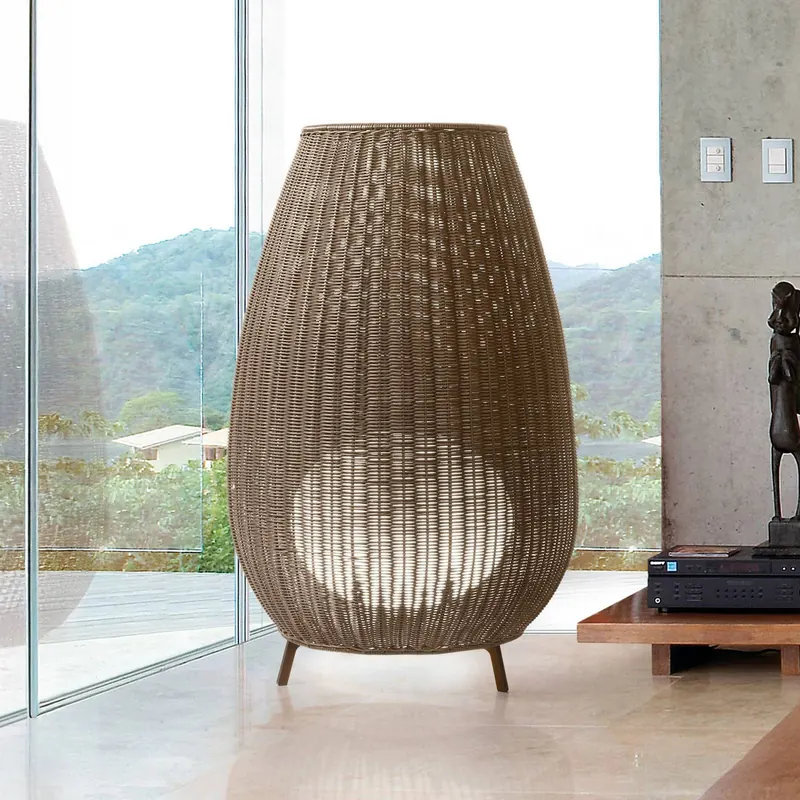 Bover lampa tarasowa LED Amphora, 123 cm grafitowy/brązowy