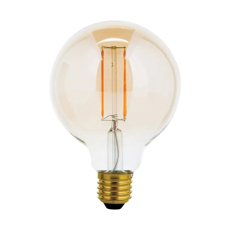 Żarówka globe kulista LED E27 6W bursztyn 2 200 K