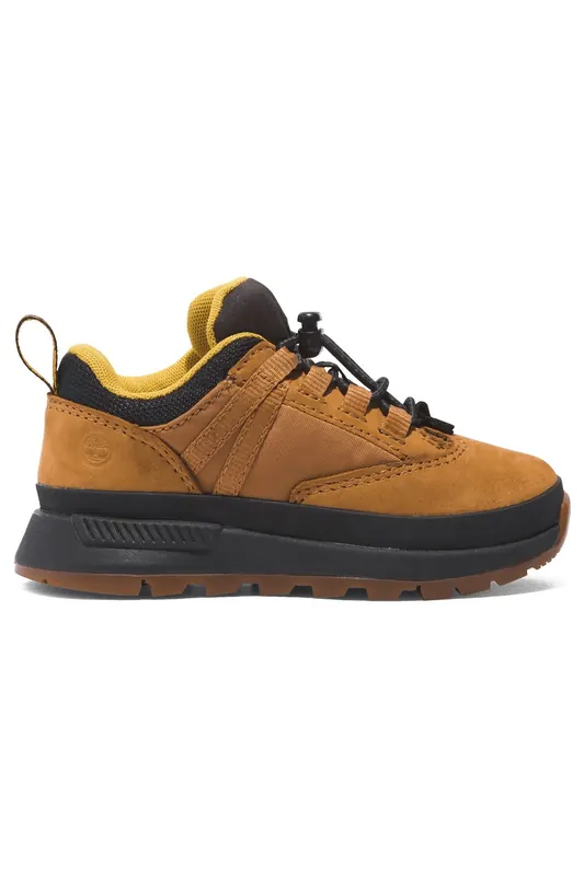 Timberland Euro Trekker Low Bungee Sneaker Wheat Maat: 28 | Schoenen Outlet | kids | Zwart