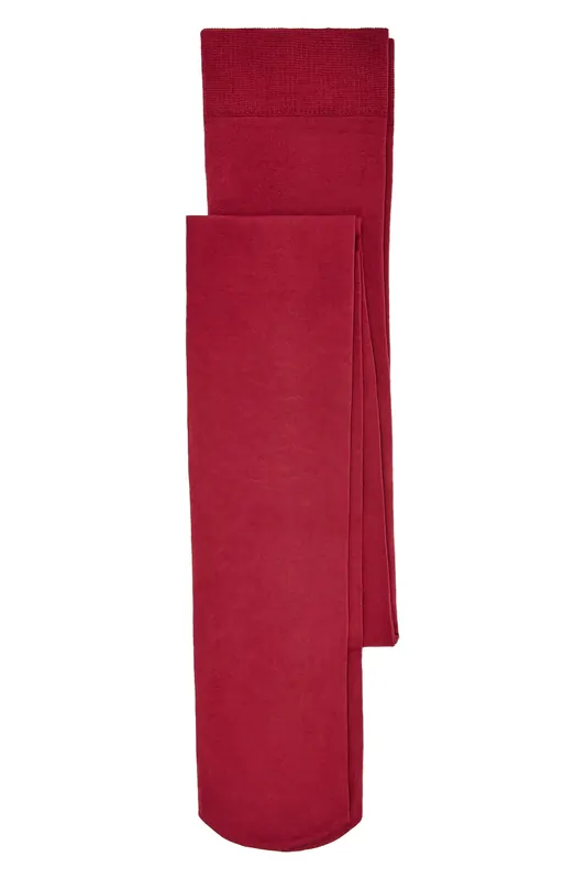 White Stuff Olivia Opaque Tights Dark Red Maat: M | Slipjes Outlet | Dames | Rood