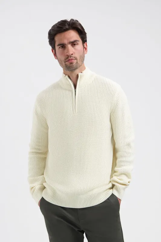 Dstrezzed Ds_skipper Ribknit Offwhite Offwhite Maat: L | Coltruien Outlet | Heren | Ecru