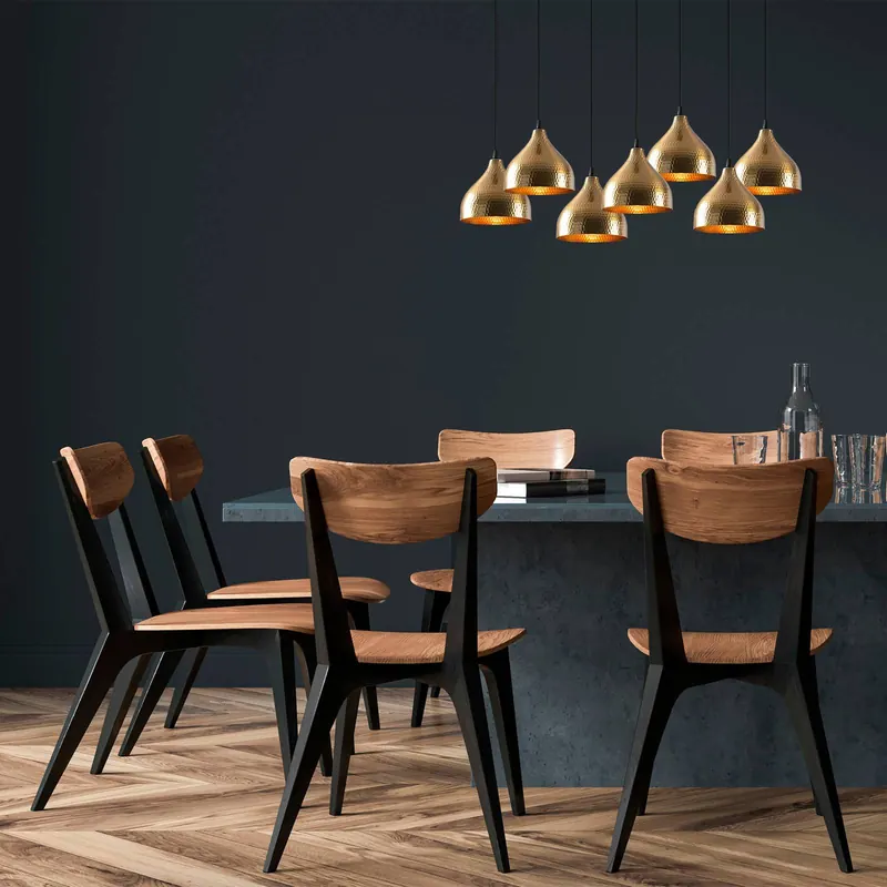 Lampa wisząca Tattoo 6222 7-punktowa złota