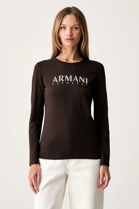 Armani Exchange longsleeve damski bawełniany