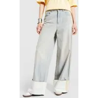 adidas Spodnie Wide Leg Jeans Vintage