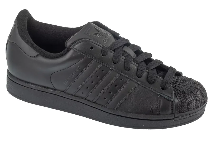 adidas Superstar II JI0081, Unisex, Czarne, buty sneakers, skóra licowa, rozmiar: 42