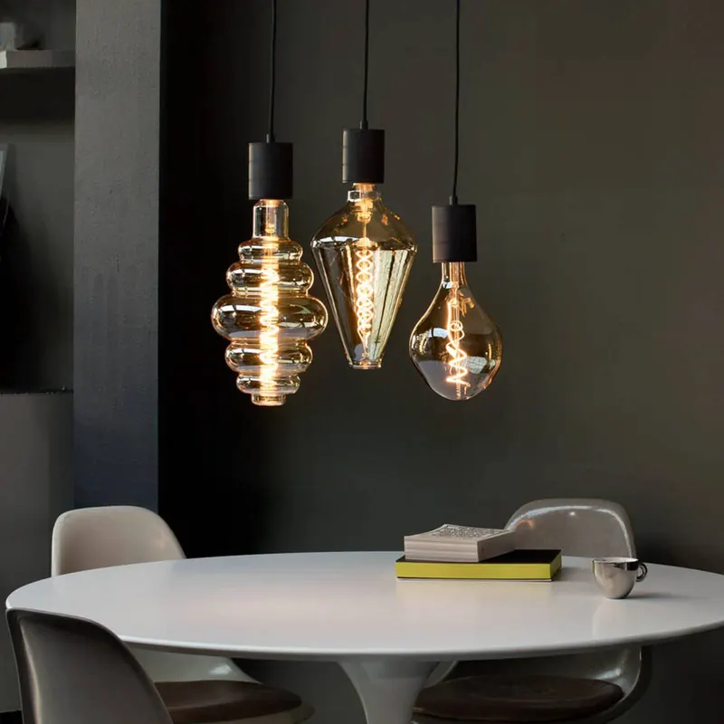 Żarówka LED Calex Organic Evo, E27, 6 W, złota, ściemniana