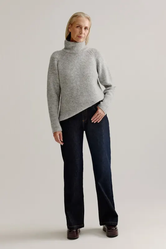 Josephine & Co Lando Sweater Grey Maat: L | Sweaters Outlet | Dames | Grijs