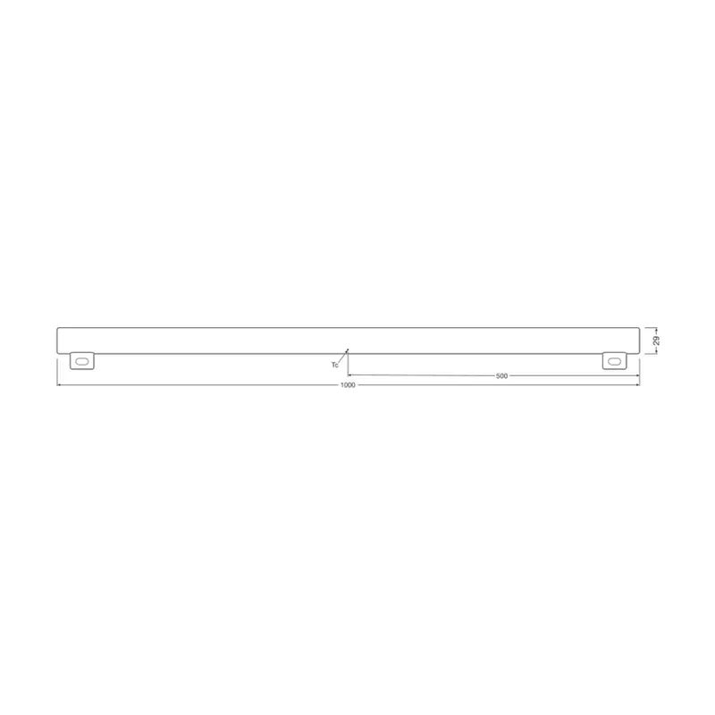 OSRAM Żarówka liniowa LED S14s 9,9 W Żarówka rurkowa 2700 K 100 cm matowa