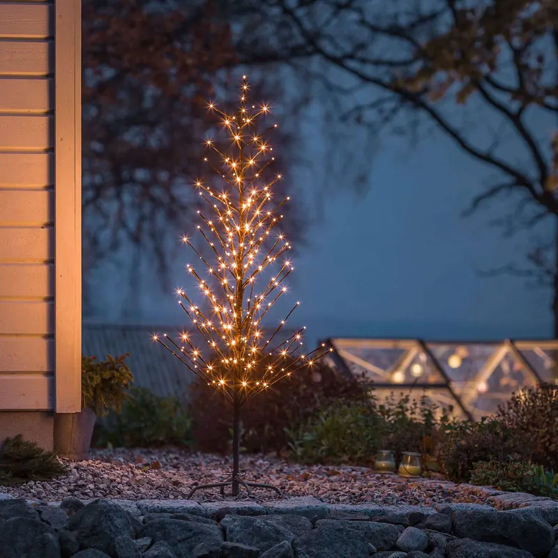 Drzewko świetlne LED, czarne, 150 cm