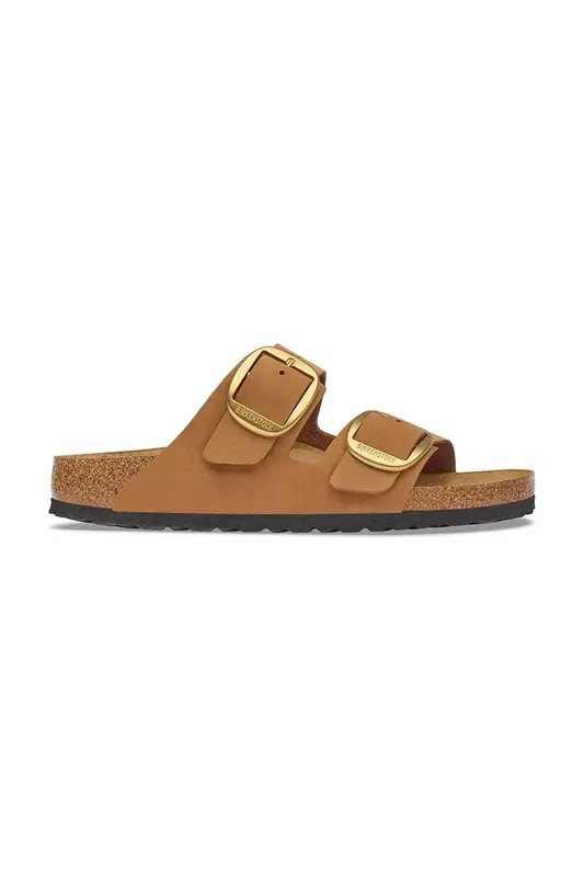 Birkenstock klapki damskie Arizona Big Buckle Nubuck Leather