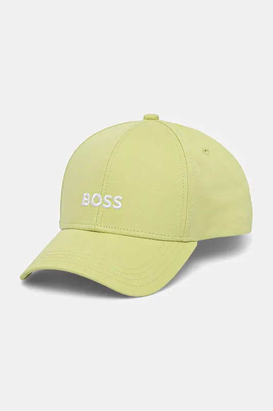 BOSS czapka z daszkiem bawełniana Zed