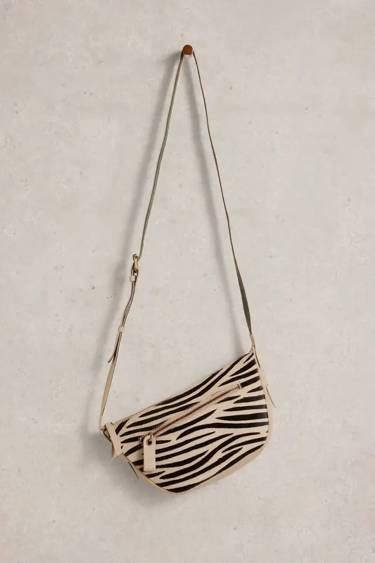 White Stuff Caro Crossbody Bag Natural Multi Maat: OS | Tassen Outlet | Heren | Zwart