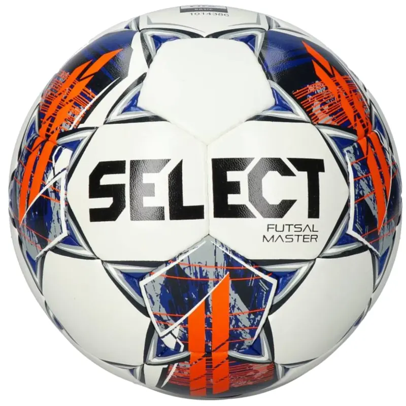 Select Futsal Master Grain FIFA Basic Ball MASTER WHT-NAV, Unisex, Białe, piłki do piłki nożnej, syntetyk, rozmiar: 4