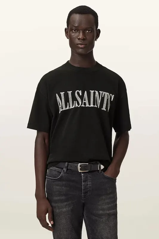 AllSaints T-shirt męski bawełniany DASH