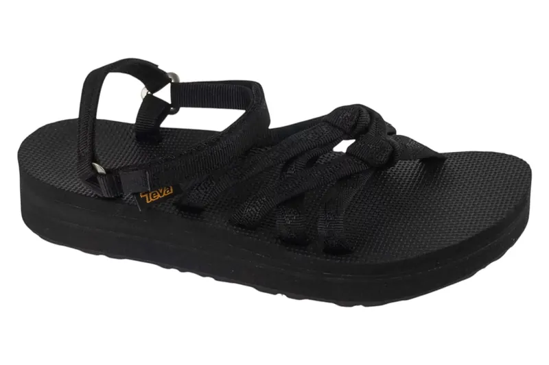 Teva W Midform Kena Slim Sandals 1173494-BLK, Damskie, Czarne, sandały, syntetyk, rozmiar: 41