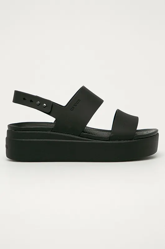 Crocs sandały Brooklyn Low Wedge