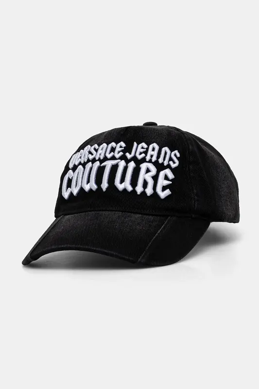 Versace Jeans Couture czapka z daszkiem jeansowa