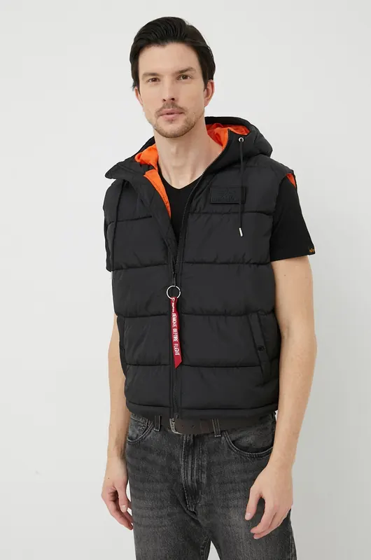Alpha Industries bezrękawnik Hooded Faux Down Puffer