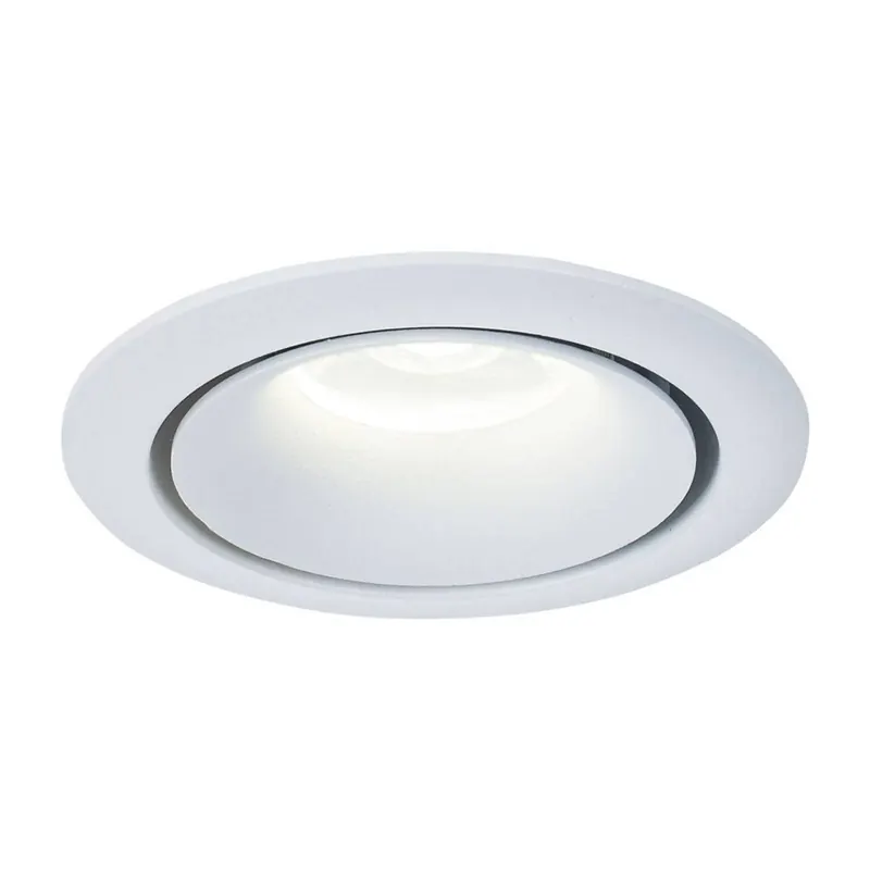 Reflektor wpuszczany Yin z aluminiową ramką biały