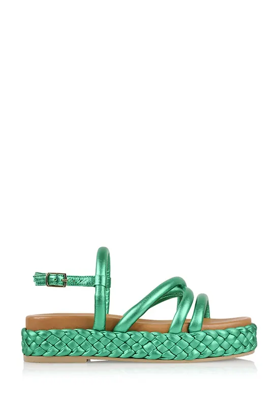 DWRS label Cyprus Green Maat: 42 | Sandalen Outlet | Dames | Groen