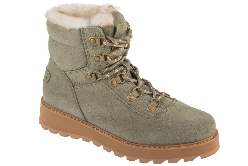 Roxy Bradie Lace Up Boots ARJB700758-OLV, Damskie, Zielone, trapery, nubuk, rozmiar: 39