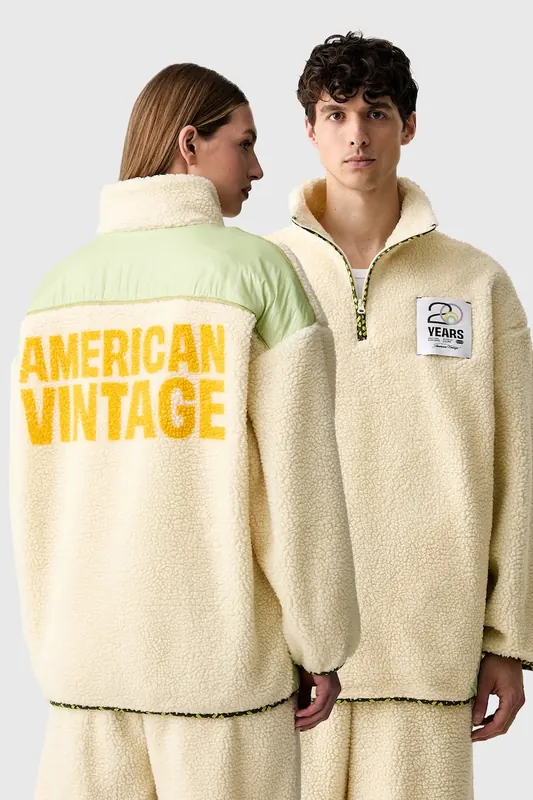 American Vintage bluza sherpa oversize