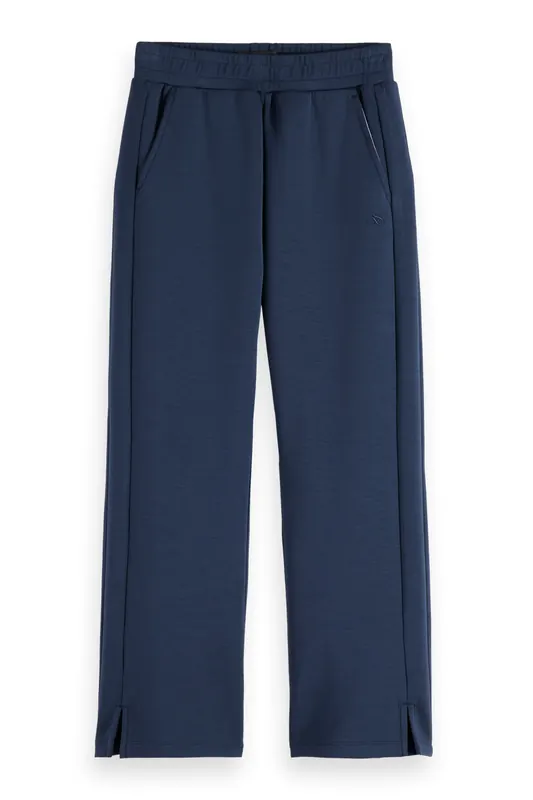 Scotch & Soda Girl Core - Straight-leg Modal Sweatpants Sky Captain Maat: 16 | Broeken Outlet | kids | Blauw