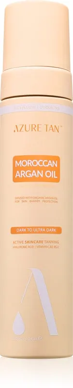 Azure Tan Maroccan Argan Oil samoopalająca pianka w odcieniu Dark To Ultra Dark 200 ml