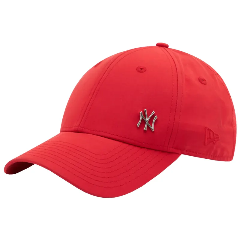 New Era 9FORTY New York Yankees Flawless Cap 11198847, Unisex, Czerwone, czapki z daszkiem, bawełna, rozmiar: OSFA