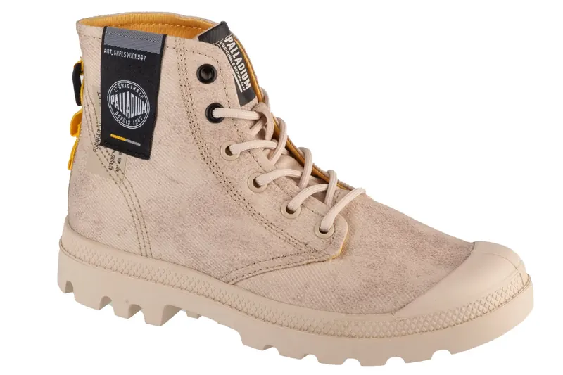 Palladium Pampa Surplus 74389-210-M, Unisex, Beżowe, buty sneakers, tkanina, rozmiar: 37