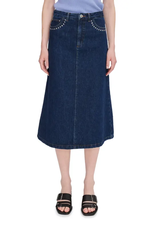 A.P.C. Skirt Redwood Washed Indigo Maat: 36 | Spijkerrokken Outlet | Dames | Blauw