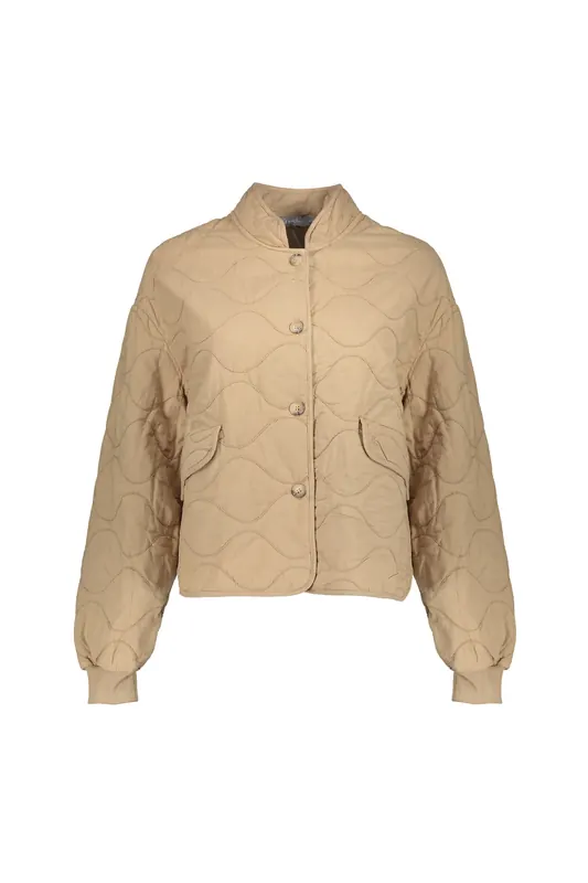 Geisha Jacket Stepped Sand Maat: S | Lichte Jassen Outlet | Dames | Beige