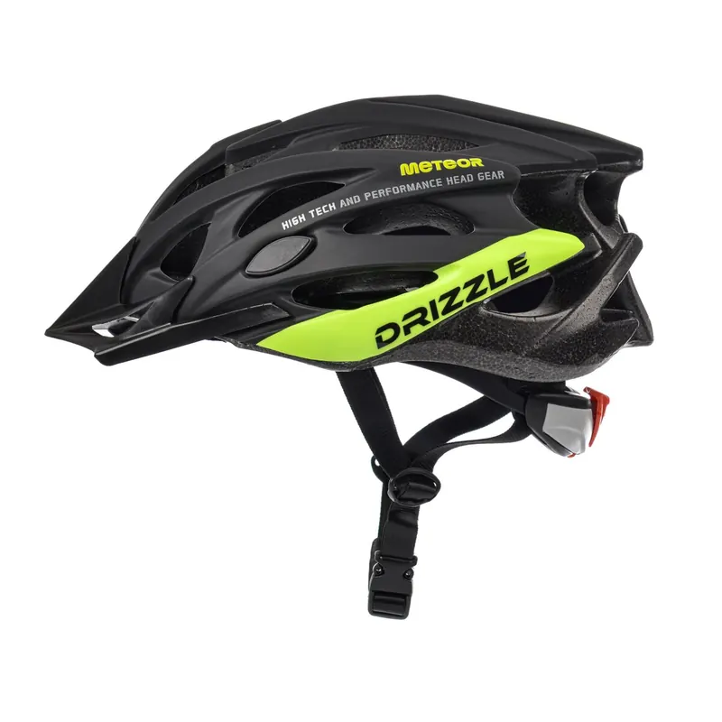 Meteor Kask rowerowy MV29 Drizzle czarno-zielony (58-61)