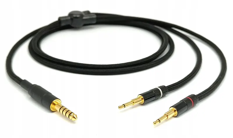 Ručne vyrobený vyvážený kábel pre Sonus Faber Pryma s opletením, variant 3 m
