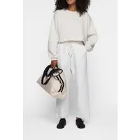 10DAYS Cropped Statement Sweater 4000 Maat: XL | Longsleeves Outlet | Dames | Wit