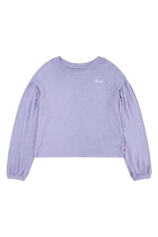 Levi's Girls Hacci Solid Ls Knit Top Heirloom Lilac Maat: 12Y | Truien Outlet | kids | Paars