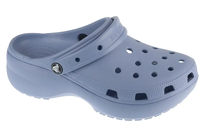 Crocs Classic Platform Clog 206750-453, Damskie, Niebieskie, klapki, syntetyk, rozmiar: 38/39
